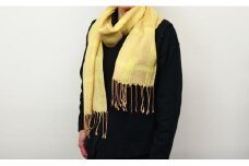 草木染 手織り ストール （黄色系） 染工房ほたる / 工芸品 岩手県 遠野市