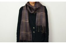 草木染 手織り ストール （色柄おまかせ） 染工房ほたる / 工芸品 岩手県 遠野市