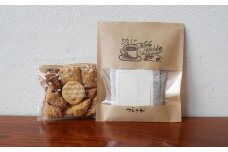 遠野 手作り クッキー ＆ 自家焙煎珈琲 セット / お菓子 おやつ 菓子 焼き菓子 手作り コーヒー ドリップパック 岩手県 遠野市 遠野市観光協会