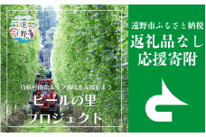 返礼品なし 【ビールの里プロジェクト】 遠野市 返礼品無し の応援寄附 3,000,000円 東北 岩手県 遠野市役所