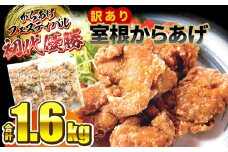 〈最高金賞4回受賞〉訳あり 国産 唐揚げ 1.6kg (800g×2袋) 唐揚げ からあげ から揚げ レンジ 冷凍 冷凍食品 お弁当 弁当 おかず 惣菜 鶏もも もも肉 鶏 簡単 便利 室根からあげ 規格外 不揃い 味付き 一関市 岩手県