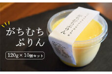 ガチムチプリン120g×10個セット　カラメル苦め