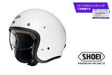 SHOEI ヘルメット「J・O+ ルミナスホワイト」Lサイズ パーソナルフィッティングご利用券付 バイク ショウエイ バイク用品 ツーリング SHOEI品質 shoei スポーツ メンズ レディース