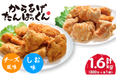 【オヤマ】からあげたんぱっくん 2種セット (チーズ風味・塩味)
