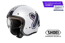 SHOEI ヘルメット J・O+ CROSS LOGO2 TC-6 (WHITE/BLACK) XLサイズ パーソナルフィッティングご利用券付 バイク ショウエイ バイク用品 ツーリング SHOEI品質 shoei スポーツ メンズ レディース
