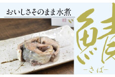 【椿島定置網】サバ水煮 缶詰 3缶セット 【 無添加 無着色 海産物 おつまみ 備蓄 防災 岩手 陸前高田 広田湾 】