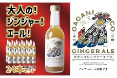 【 炭酸飲料 】 ガガニコ ジンジャーエール 24本セット ( 250ml × 24本 )【 飲み物 ノンアルコール 北限のゆず しょうが プレゼント 】