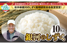 【令和7年度産 先行予約】 新米 銀河のしずく 白米 10kg 海の見える農園で作った白米 【 米 お米 ブランド米 岩手県 オリジナル 数量限定 大和農園 】★岩手県銀河のしずく栽培研究会会長賞受賞★ RT2512-R7