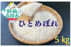 【予約受付中・令和7年11月頃から発送】農家直送　米 ひとめぼれ　5kg【及川産業】