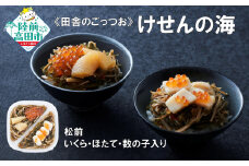 ■寄附額変更【田舎のごっつお】ご飯のお供 けせんの海 松前 200g×1個 いくら・ほたて・数の子入り 【 松前漬け 海鮮 海鮮丼 海鮮漬 海産物 海藻 2種 食べ比べ おかず おつまみ 冷凍 】RT2810