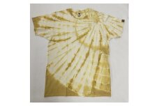 漆染めTシャツ　 タイダイ　Mサイズ	