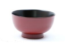 【滴生舎】浄法寺漆器 浄漆椀（中） 外朱内黒／漆器 器 食器 お椀 椀 伝統工芸品 国産漆
