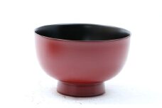 【滴生舎】浄法寺漆器 浄漆椀（大） 外朱内黒／漆器 器 食器 お椀 椀 伝統工芸品 国産漆