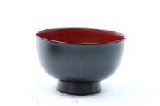 【滴生舎】浄法寺漆器 浄漆椀（大） 外黒内朱／漆器 器 食器 お椀 椀 伝統工芸品 国産漆