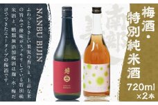 【南部美人】梅酒＆特別純米酒セット