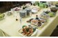 バイキング形式で、山の幸中心のお料理。※一例で季節により内容が変更することがあります。
