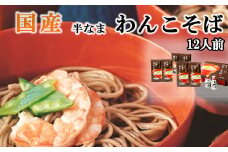 【北舘製麺】国産わんこそばギフト 12人前（KW-GK） ／ 蕎麦 わんこそば ソバ そば お蕎麦 おそば 半生 つゆ付き つゆ そばつゆ  半生蕎麦 ギフト お中元 お歳暮 お土産 おみやげ 手土産 贈り物 熨斗 名物 ご当地グルメ 年越し おみやげ お土産 箱入り 人気 おすすめ オススメ