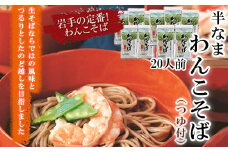 【北舘製麺】半なまわんこそば 20人前 ／ 蕎麦 わんこそば ソバ そば お蕎麦 おそば 半生 つゆ付き めんつゆ つゆ そばつゆ  半生蕎麦 ギフト お中元 お歳暮 お土産 おみやげ 手土産 贈り物 熨斗 のし 名物 ご当地グルメ 年越し おみやげ お土産 箱入り 人気 おすすめ オススメ
