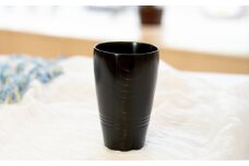漆こっぷ -曉-壱 （ 赤松 ・ 黒 ） ＜ゆうび＞ ／ 拭き漆仕上げ 漆塗り 食器 コップ 漆器 カップ グラス タンブラー 和食器 木製 漆製品 プレゼント ギフト 贈り物 誕生日 自宅用 家庭用 普段使い 自分用 シンプル おしゃれ お洒落 オシャレ うるしぬり うるし 漆塗 岩手県 八幡平市