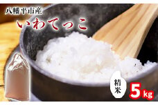 【令和7年産】 新米 11月中旬発送開始予定 いわてっこ 精米 5kg ／ 中沢農産 こめ 米 コメ お米 おこめ ご飯 ごはん 白米 白飯 おにぎり お弁当 仕送り お取り寄せ 産地直送 農家直送 単一原料米 国産 国産米 東北 岩手県産 八幡平市産 おすすめ