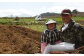 岩手山が見える畑で作られたねばり芋です