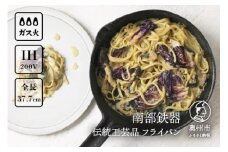 南部鉄器 フライパン 20cm 【OIGEN 作】 IH調理器 伝統工芸品 鉄フライパン キッチン用品 食器 日用品 調理器具 アウトドア キャンプ用品 [Z0025]