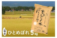 3人に1人がリピーター! 令和6年産 一等米 5kg ひとめぼれ 「岩手ふるさと米」 白米 岩手県奥州市産  米 精米 お米 人気 【配送時期に関する変更不可】 [U0136]