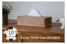 心地よい暮らしをつくる ティッシュケース ナチュラル 岩手県奥州市産 バンドシー Bandc クリネックス エリエール ネピア プレミアムソフト エルモア エリエール + Water プラスウォーター に対応 [AR083]