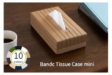 心地よい暮らしをつくる ティッシュケース mini ナチュラル 岩手県奥州市産 バンドシー Bandc スコッティ ネピア ネピネピ ティシュ エリエール i : na（イーナ） ルクレmimi に対応 [AR090]