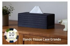 心地よい暮らしをつくる ティッシュケース Grande ブラック 岩手県奥州市産 バンドシー Bandc ネピア 鼻セレブ ティシュエリエール 贅沢保湿 アヴォンリー・キース保湿ペーパーBOX に対応 [AR102]