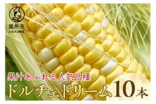 【先行予約】とうもろこし ドルチェドリーム10本 【数量限定】 2025年7月下旬から出荷 離島配送不可 [T0017]