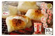 【9月11日より価格改定】もっちり生きりもち 10kg アイリスオーヤマ 水稲もち米粉使用 個包装 切りもち お餅 おやつ [AV016]