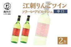 江刺りんごワイン 辛口 720ml 2本セット サンふじ アルコール ソラーレ・アビルクシェ ギフト プレゼント [A0075]