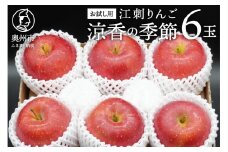 お試し用 江刺りんご 「涼香の季節」 6個【冷蔵】 フルーツ 林檎 少量 冷蔵配送 離島配送不可 [AQ092]