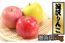 ＜令和６年産＞滝沢市産 りんご詰め合わせ 贈答用5kg【3種以上／食べ比べ】/ リンゴ 林檎 フルーツ 果物