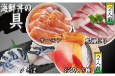 海鮮丼の具！ お試し7種 2人前 & サーモン 1人前 & 黒瀬ぶり 2人前 & 〆さば 1人前 ／ 刺身 お試し ぶり さば 【十六家】
