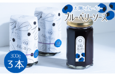 ＜太陽のブルーベリー＞ブルーベリーソース ミルクの素 300g×３本 【岩手林業株式会社】 / ブルーベリー 果物 ミルクの素 ソース