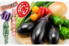 野菜セット 11品 ～ 13品 ／ 野菜 やさい 詰め合わせ 詰合せ 詰合わせ 旬 新鮮 国産 季節 季節野菜 おまかせ 春野菜 夏野菜 秋野菜 山菜 葉野菜 葉物 根菜 果菜 冷蔵 冷蔵発送 家庭用 自宅用 仕送り 人気 おすすめ 岩手県 滝沢 滝沢市