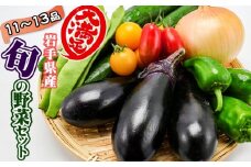 岩手県産 野菜セット 11品 ～ 13品 ／ 野菜 やさい 詰め合わせ 詰合せ 詰合わせ 旬 新鮮 国産 季節 季節野菜 おまかせ 春野菜 夏野菜 秋野菜 山菜 葉野菜 葉物 根菜 果菜 冷蔵 冷蔵発送 家庭用 自宅用 仕送り 人気 おすすめ 岩手県 滝沢 滝沢市