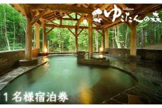 南網張ありね温泉 ゆこたんの森宿泊券 ＜1名様1泊2食＞ 【一般財団法人岩手県市町村職員健康福利機構】 / 旅行 温泉 宿泊 シングル