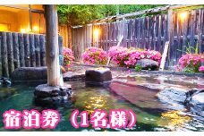 鶯宿温泉 ホテル鶯 1名様 宿泊券 1泊2食付き ／ 鴬宿温泉 温泉 秘湯 旅館 ホテル 宿泊