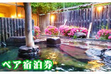 鶯宿温泉 ホテル鶯 2名様 宿泊券 1泊2食付き ／ ペア 鴬宿温泉 温泉 秘湯 旅館 ホテル 宿泊