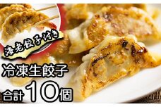 冷凍生餃子 【肉餃子5個＋えび餃子5個】 ／ 餃子 ぎょうざ ギョウザ ギョーザ 中華惣菜 【みたけ飯店の餃子】