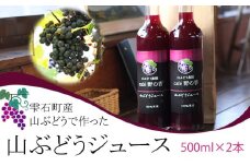 【国産100％原液】山ぶどうジュース 500ml×2本 ／ 雫石町産 岩手県 山 葡萄 カフェ 野の香 ストレート 甘酸っぱい ドリンク 飲料 果汁 ブドウ おすすめ 元気 自家栽培 さわやか 酸味 栄養満点 おススメ 数量限定 