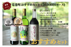 葛巻町おすすめセット (50000円 コース) くずまき ワイン 高原牧場 チーズ 等 詰め合わせ【1407491】