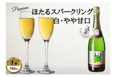 岩手くずまきワイン　スパークリング　＜ほたるスパークリング・白:750ml＞　1本【1648943】