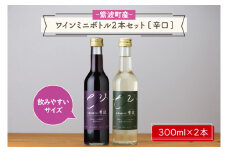 ワインミニボトル２本セット[辛口]（AL056-2）