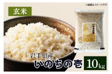 令和6年産 いのちの壱 「玄米」10kg (CA023)