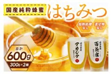 純粋はちみつ 300g×2本（アカシア・百花蜜） (ES001)