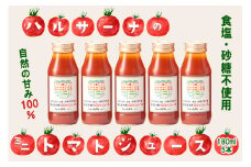 雨ニモマケズ…　無塩無添加　高糖度ミニトマトで作る超濃厚100％のトマトジュース　180ml×5本
